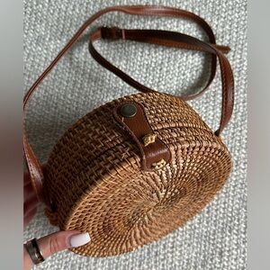 Round beach bag